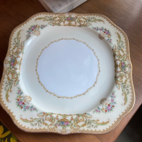 Vintage Noritake Nanette square salad plate set of 4 - Picture 1 of 4